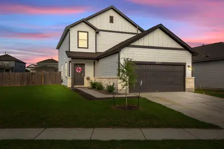New construction Single-Family house 6807 Tiznow Ln, Buda, TX 78610 Santiago- photo 0