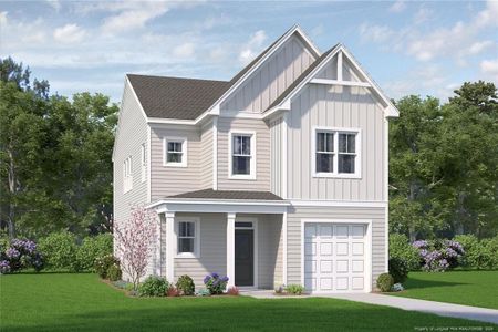 New construction Single-Family house 4550 Bunkers Bay, Hope Mills, NC 28371 - image
