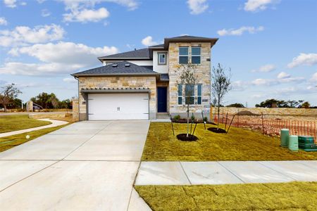 New construction Single-Family house 813 Corvallis Dr, Leander, TX 78641 Brahman- photo 0