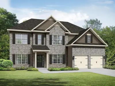 New construction Single-Family house 3268 Lions Ruby Ln, Atlanta, GA 30349 plan The Wendell - image