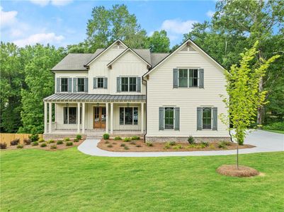 New construction Single-Family house 113 Mills Lane Road, Ball Ground, GA 30107 Oxford A- photo 0