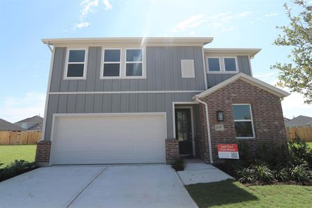 New construction Single-Family house 21707 Blue Daisy Court, Cypress, TX 77433 Verbena- photo 0