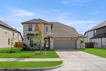 New construction Single-Family house 412 Burrow Drive, Waxahachie, TX 75167 Sequoia II T- photo 0