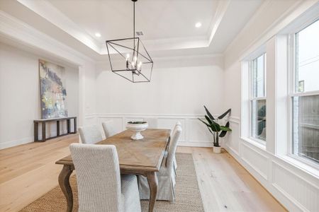 Spacious formal dining conveniently located adjacent to the kitchen