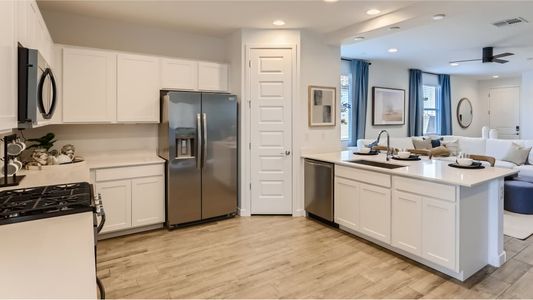 Kitchen image showing the countertop space