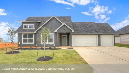 New construction Single-Family house 185 Teal St, Fredericksburg, TX 78624 plan The Dean - image