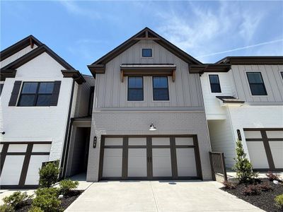 New construction Townhouse house 325 Brook Landing Cir, Auburn, GA 30011 plan Cheshire - image