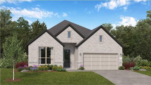 New construction Single-Family house 32014 Fernwood Mallow Court, Hockley, TX 77447 Lakewood- photo 0