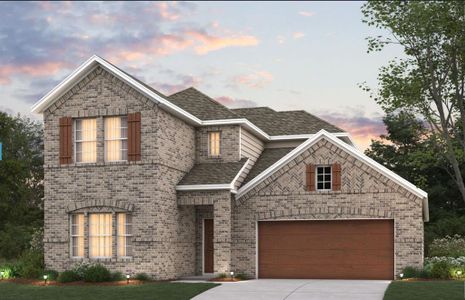 New construction Single-Family house 3412 Coronation Ct, Denton, TX 76208 plan Livingston - 40' Smart Series - image