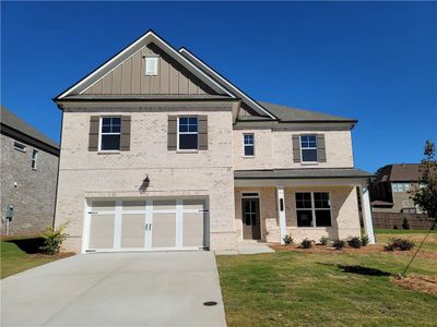 New construction Single-Family house 653 Secret Garden Ln, Dacula, GA 30019 Canterbury- photo 0