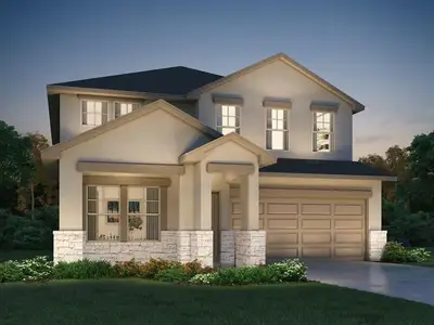 New construction Single-Family house 6505 Velvet Leaf Park, Buda, TX 78610 plan The Reynolds (890) - image