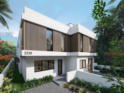 New construction Townhouse house 2220 Sw 14Th St, Unit Left, Miami, FL 33145 - image