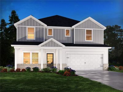 New construction Single-Family house 386 Denali Butte Terrace W, Canton, GA 30114 Johnson- photo 0