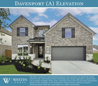 New construction Single-Family house 27039 Costa Creek Dr, Katy, TX 77493 plan The Davenport - image