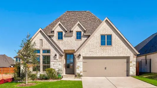 New construction Single-Family house 1728 Hillside Stroll Dr, Lavon, TX 75166 plan 2574W - image