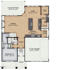 New construction Single-Family house 1891 Ballard Rd, Unit 192, Fuquay Varina, NC 27526 Garner- photo 2 2