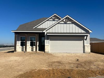 New construction Single-Family house 9914 Mesquite Tree Ln, Schertz, TX 78108 Livingston- photo 0