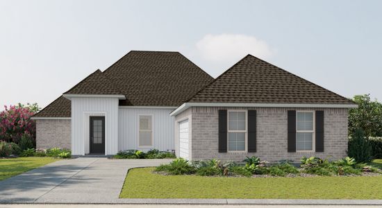 New construction Single-Family house 62 Lumen Lp, Freeport, FL 32439 plan Claudet III G - image