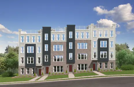New construction Condo house 366 Skylar Ct Se, Atlanta, GA 30315 plan Rina - image