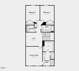 New construction Townhouse house 8734 Wardle Ct, Wake Forest, NC 27587 plan Birch - image