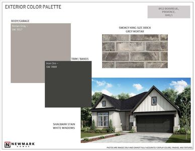 Exterior color scheme