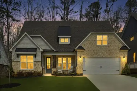 New construction Single-Family house 6984 Manchester Dr, Flowery Branch, GA 30542 plan Caldwell - image
