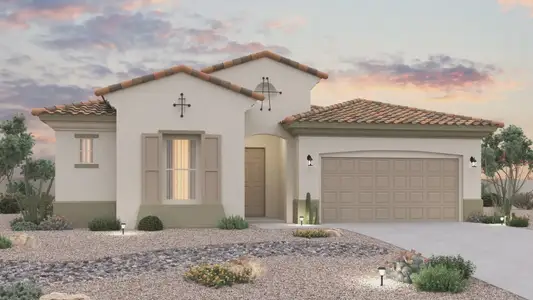 New construction Single-Family house 8476 S 168th Ave, Goodyear, AZ 85338 plan Hacienda Series - Amethyst - image