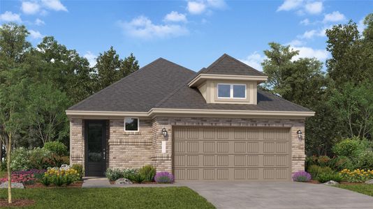 New construction Single-Family house 11696 Lazy Oak Creek Dr, Magnolia, TX 77354 plan Everett II - image