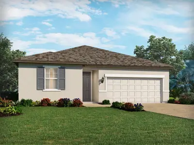 New construction Single-Family house 1121 British Cir, Daytona Beach, FL 32124 plan Corsica - image