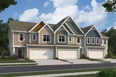New construction Townhouse house 3107 Mission Olive Pl, New Hill, NC 27562 plan Mimosa - Interior Home - image