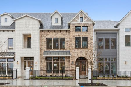 New construction Townhouse house 12032 Dahlia Bay Drive, Frisco, TX 75033 Roosevelt- photo 0