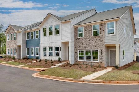 New construction Townhouse house 2103 Stillhaven Pl, Douglasville, GA 30135 Cedar- photo 1 1