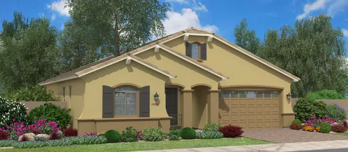 New construction Single-Family house 3136 W San Simon Rd, San Tan Valley, AZ 85144 plan Seaside - image
