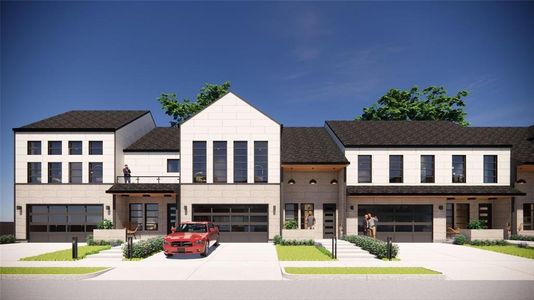 New construction Townhouse house 1430 Mars Lander Ln, Wylie, TX 75098 plan Nova - image