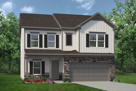 New construction Single-Family house 447 Roxeywood Wy, Winder, GA 30680 The Coleman- photo 0