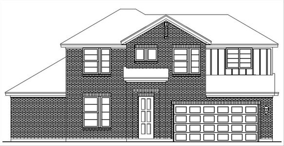 New construction Single-Family house 1430 Red Clover Avenue, Van Alstyne, TX 75495 Lancaster E- photo 0