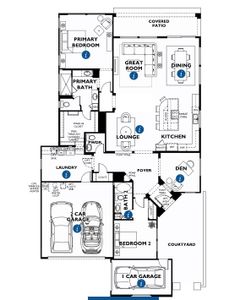 New construction Single-Family house 1035 E Combs Rd, Queen Creek, AZ 85140 plan Captivate - image