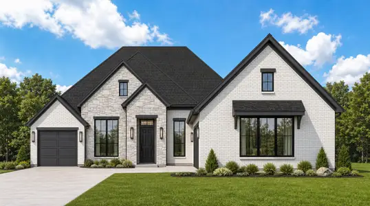 New construction Single-Family house 1417 Cedarhill Wy, Gunter, TX 75058 plan Custom - image