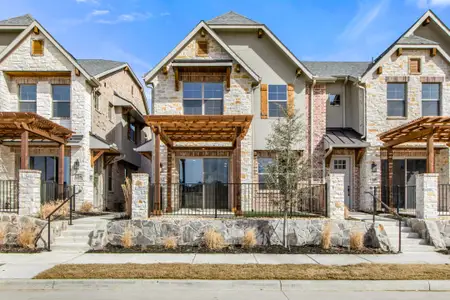 New construction Townhouse house 1212 Armstrong, The Colony, TX 75056 plan Augusta - image
