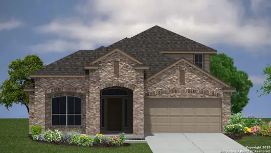 New construction Single-Family house 14523 Clay Ridge Run, San Antonio, TX 78253 plan The Hondo - image