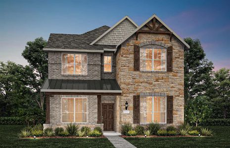 New construction Single-Family house 1220 Corleone Ln, Celina, TX 75009 plan Courtyard - image