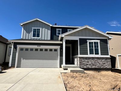 New construction Single-Family house 9729 Ceylon Street, Commerce City, CO 80022 Citrine- photo 0