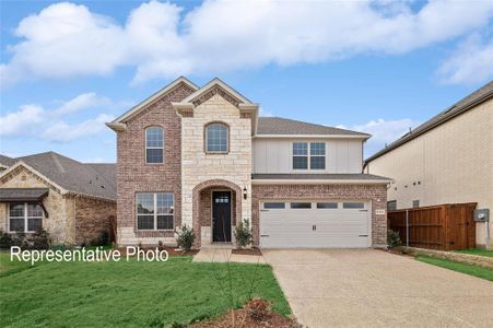 New construction Single-Family house 16452 Hemlock Tree Drive, Fort Worth, TX 76247 Rosewood- photo 0