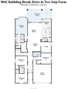 New construction Single-Family house 9045 Babbling Brook Dr, Montgomery, TX 77316 plan Dorchester Plan - image 4