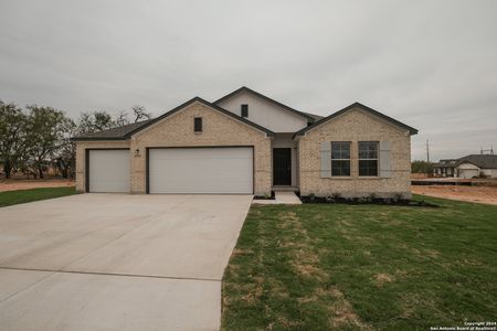 New construction Single-Family house 21003 Jordans Ranch Way, San Antonio, TX 78264 Pizarro- photo 0