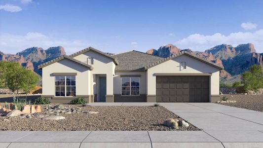 New construction Single-Family house 15476 West Desert Hollow Drive, Surprise, AZ 85387 - photo 0