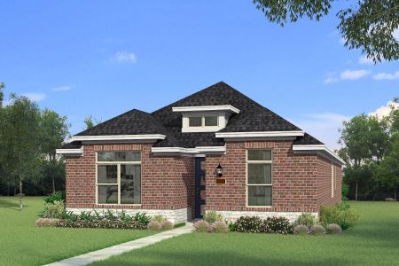 The Angelina - Modern Prairie with Stone Elevation