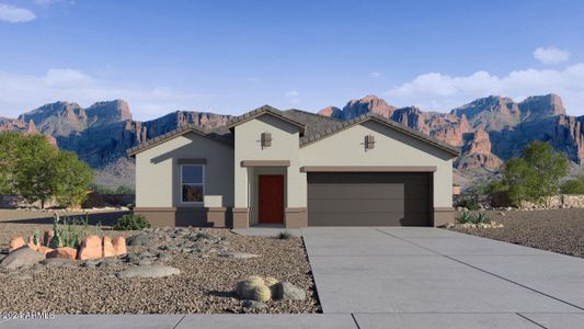 New construction Single-Family house 5713 E Clandestine Dr, San Tan Valley, AZ 85140 The Cali- photo 0 0