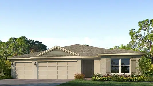 New construction Single-Family house 13132 Bending Creek Trl, Palmetto, FL 34221 - image