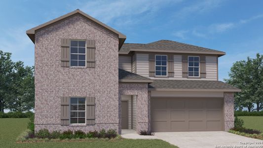 New construction Single-Family house 14732 Pearl Flats, San Antonio, TX 78253 The Ozark- photo 0